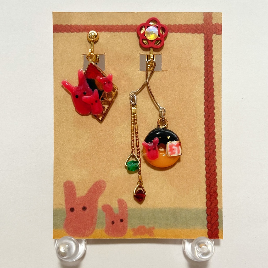 花子くんイメージもっけイヤリング