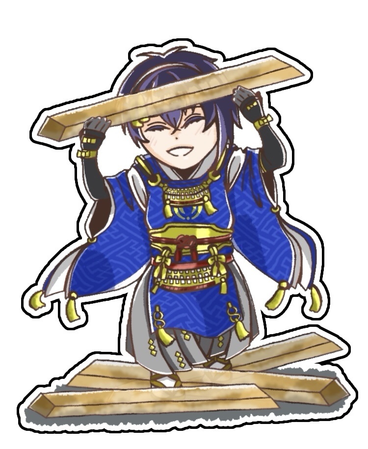 三日月宗近＆芋けんぴ:ステッカーセット