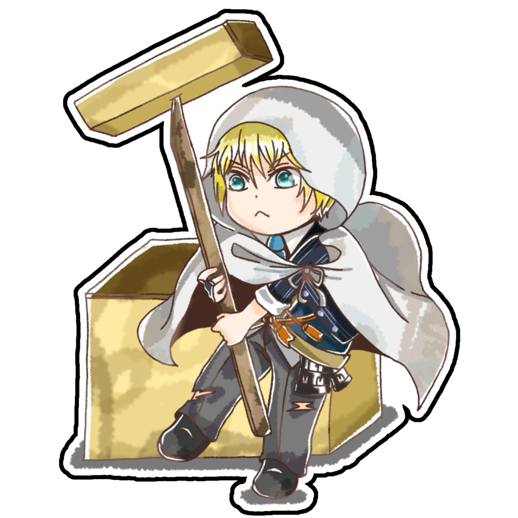 山姥切国広＆カステラ:ステッカーセット