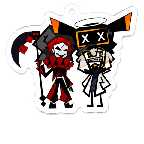 Keeper＆Harlequin　アクリルキーホルダー
