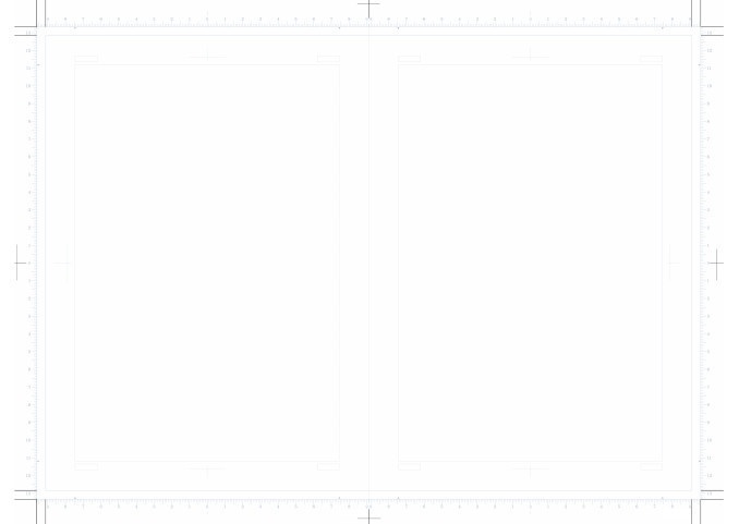 商業漫画用A4原稿用紙セット(修正版)