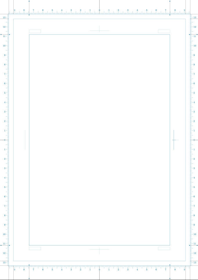 商業漫画用A4原稿用紙セット(修正版)