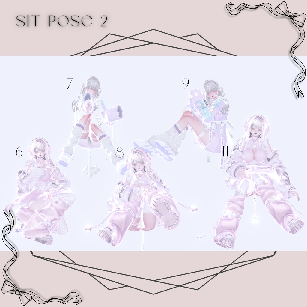 【Free】POSE SET ver.1