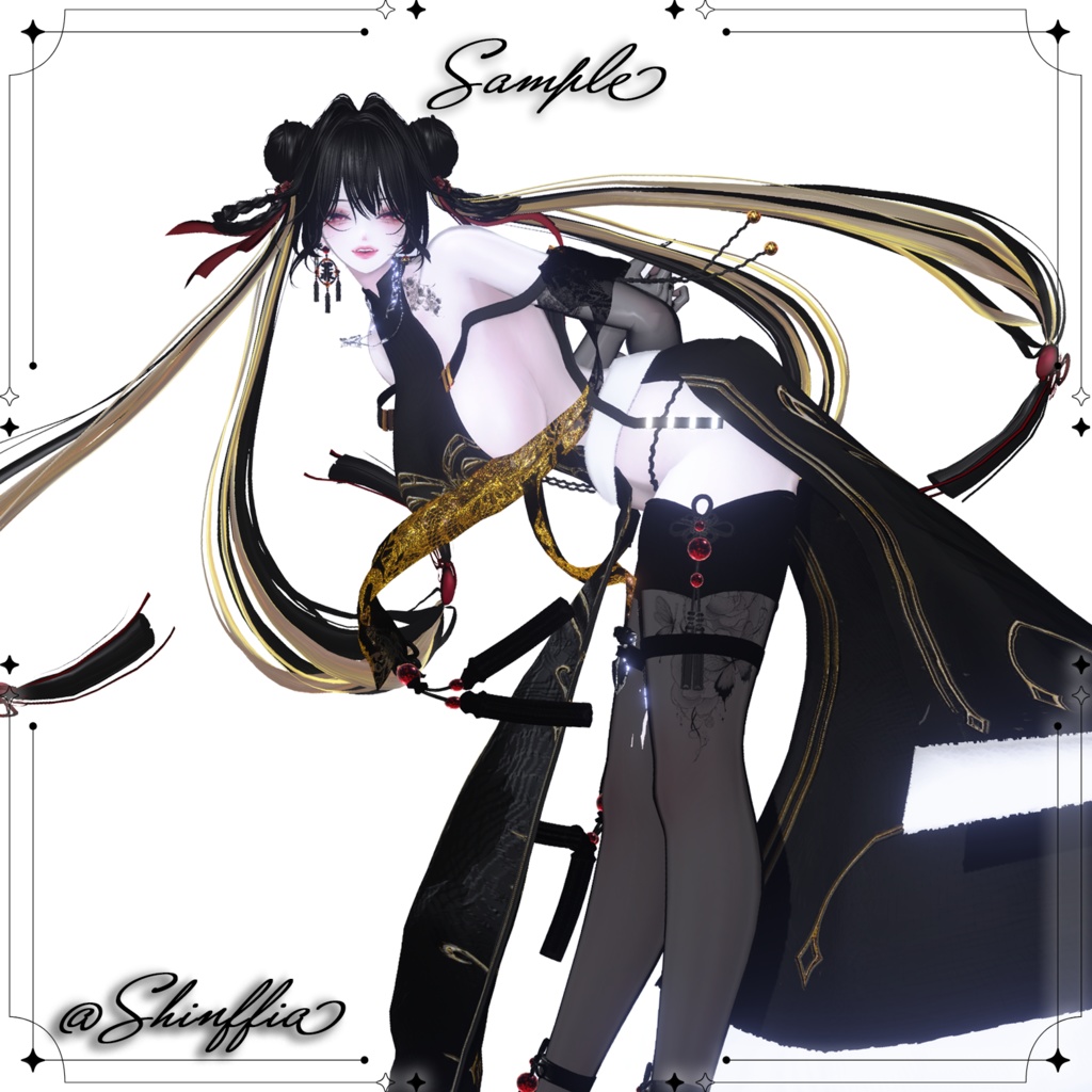 【WhitePink skin】Poiyomi MaterialSet