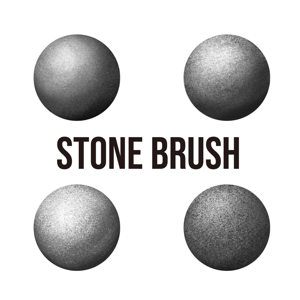 【Procreate】Stone Brush（厚塗り用）