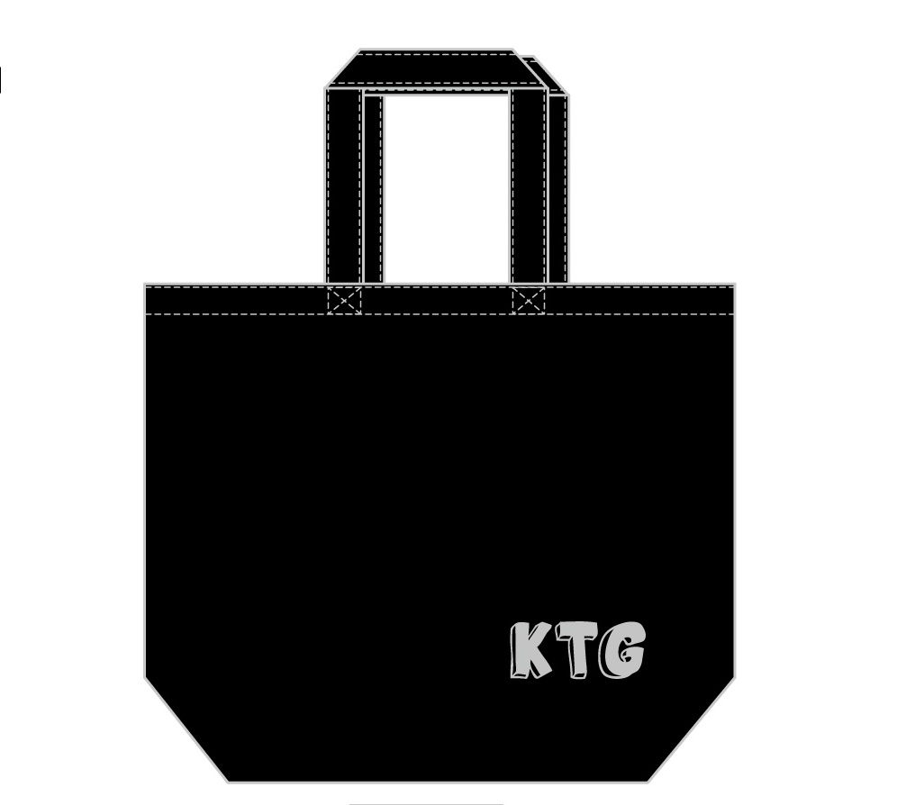 KTGオリジナルトートバッグ（黒）Lサイズ - KTG SHOP - BOOTH