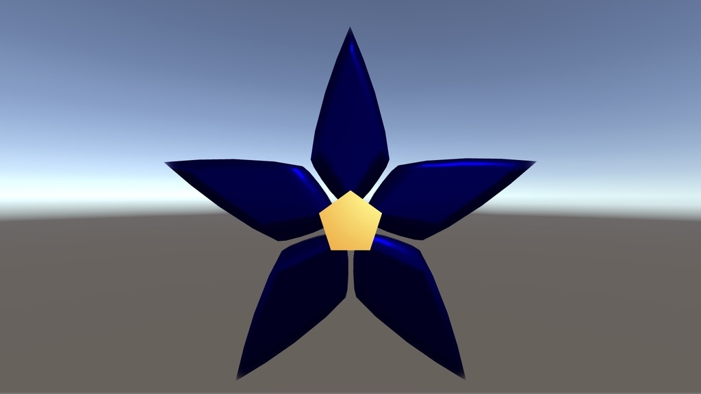 【3Dモデル】星型髪飾り【VRChat想定】