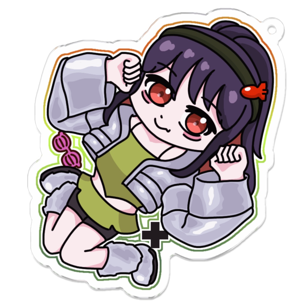 きばく(ストリートY2K)アクリルキーホルダー