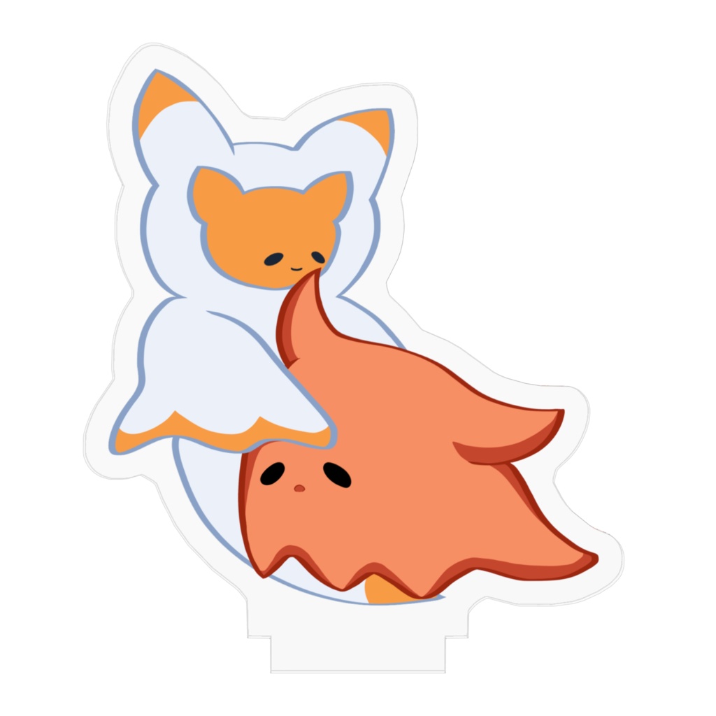 深海天使ちゃんに抱かれる面倒ダコのアクリルフィギュア