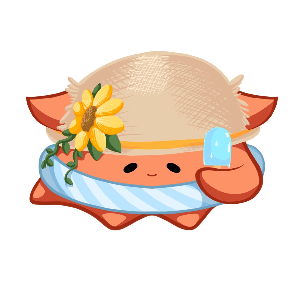 夏っぽい面倒ダコアクリルフィギュア