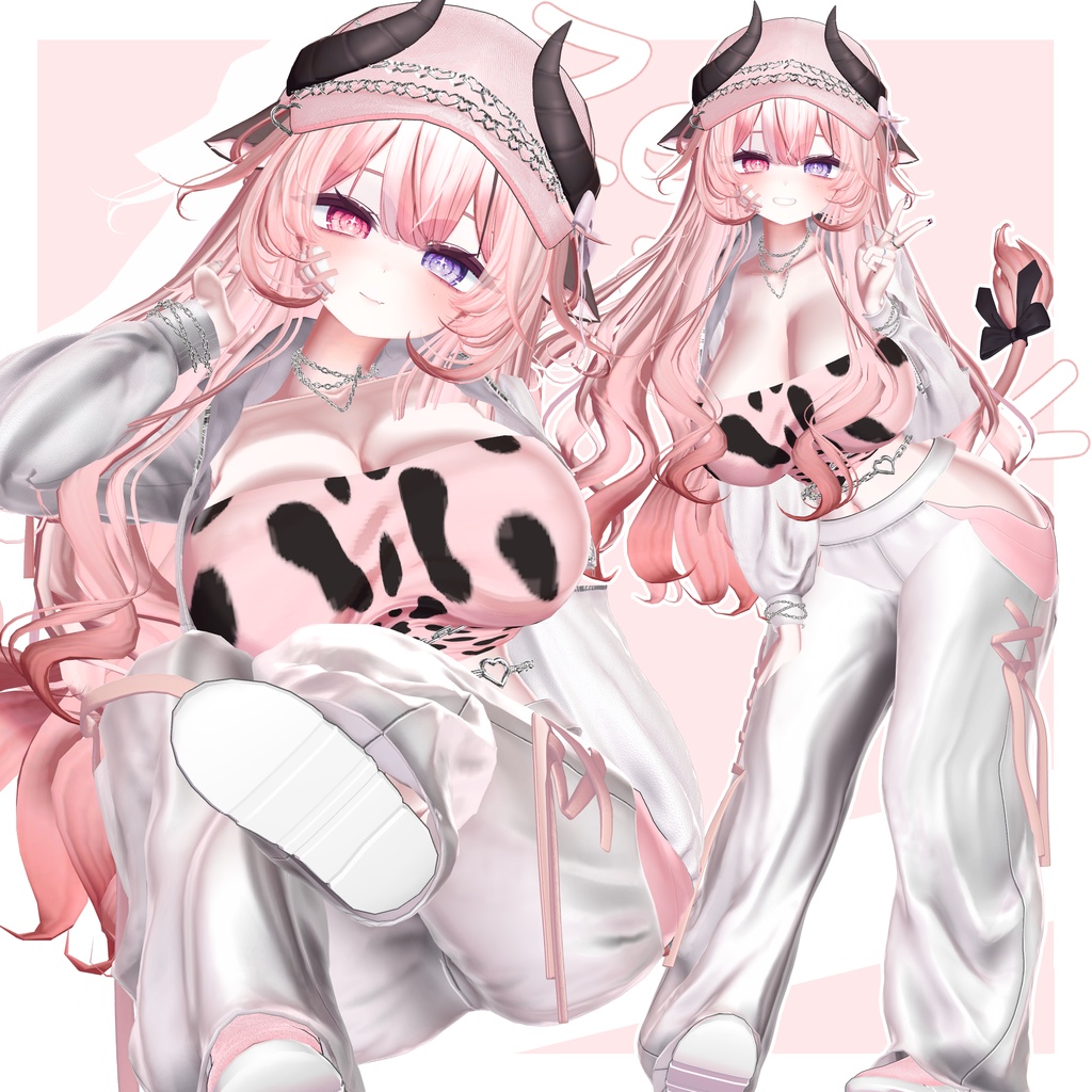 10 アバター対応 💎『Zero Black Fit Training』💎+ Hair