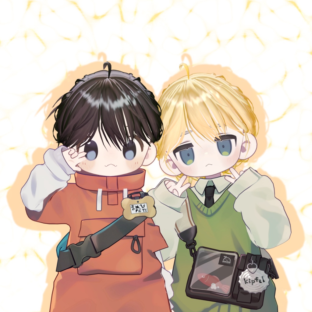 10 アバター対応 💎『Zero Black Fit Training』💎+ Hair