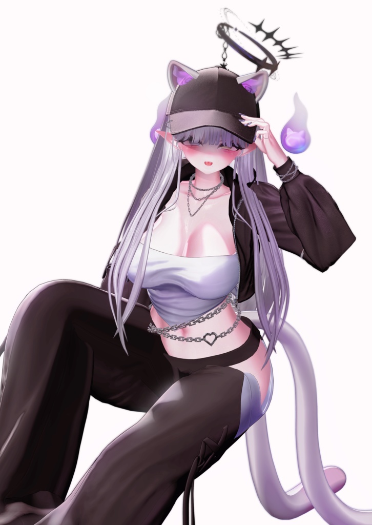 10 アバター対応 💎『Zero Black Fit Training』💎+ Hair