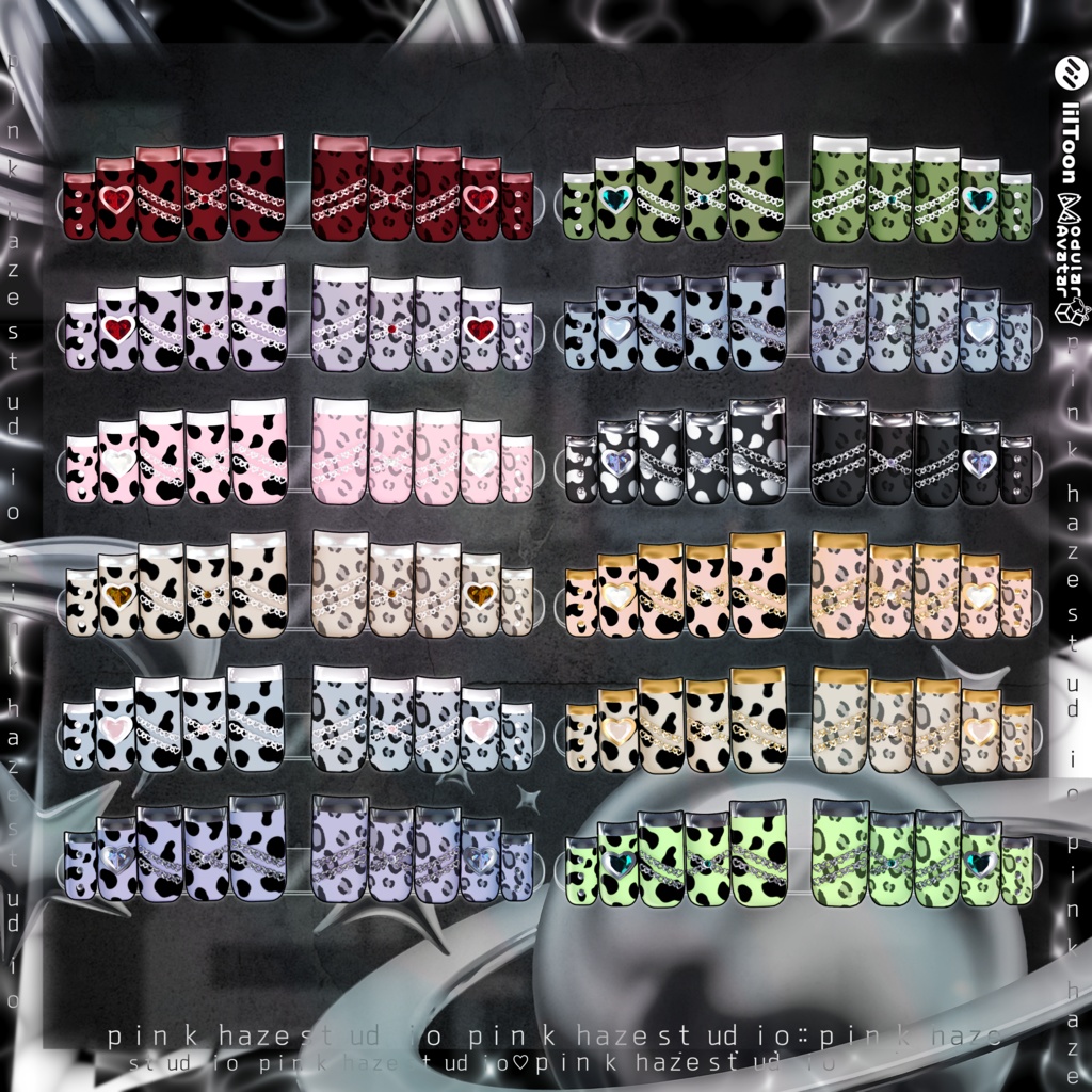 10 アバター対応 💎『Zero Black Fit Training』💎+ Hair