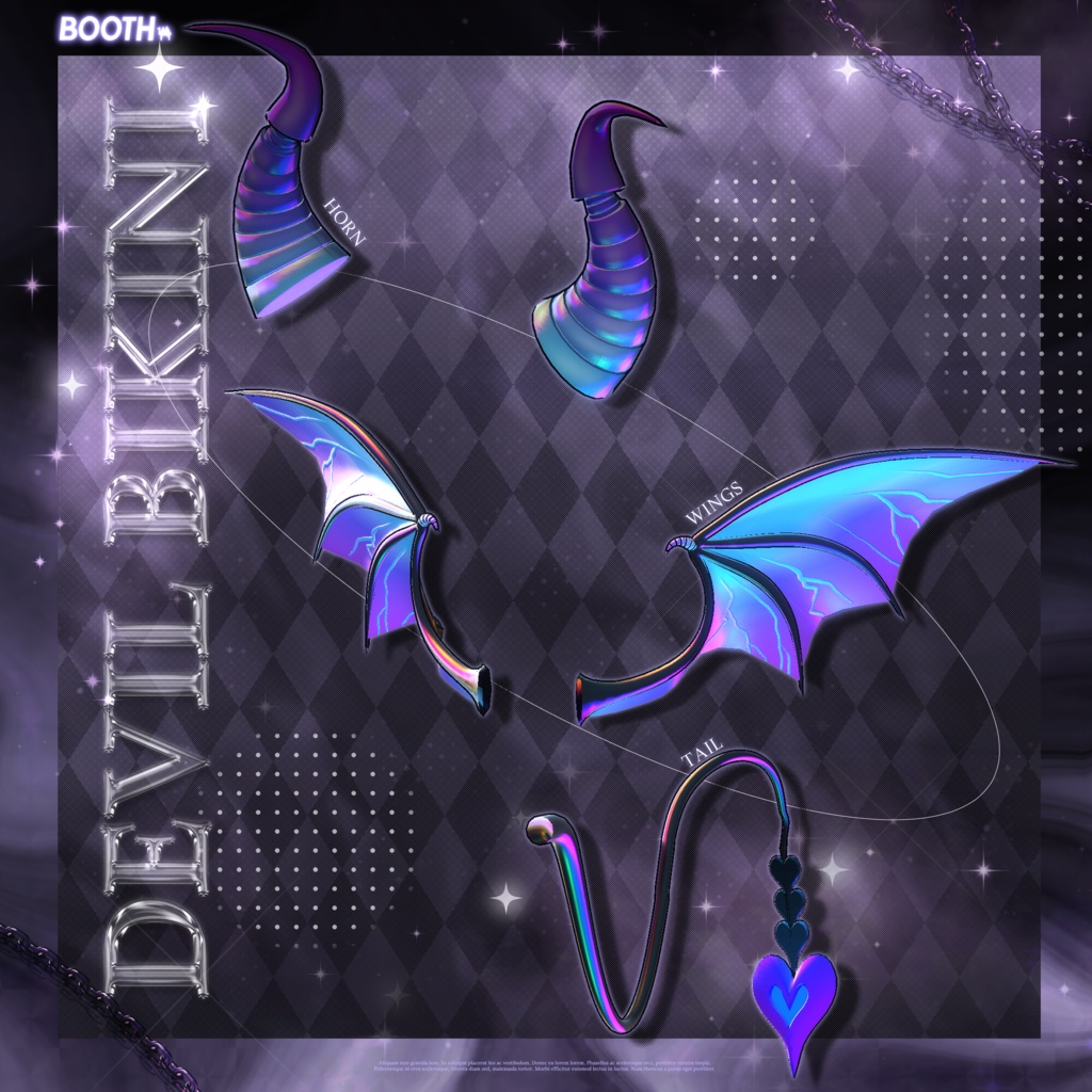 6 アバター対応 😈『Devil Bikini』😈