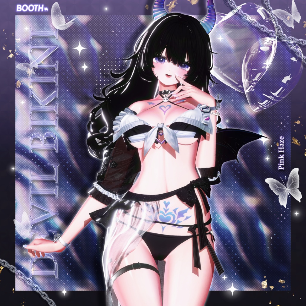 @@@6 アバター対応 😈『Devil Bikini』😈@@@@