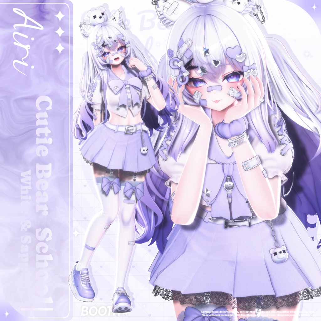 9 アバター対応 🐻『 Cutie Bear School 』🐻