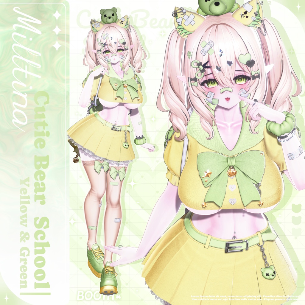 9 アバター対応 🐻『 Cutie Bear School 』🐻