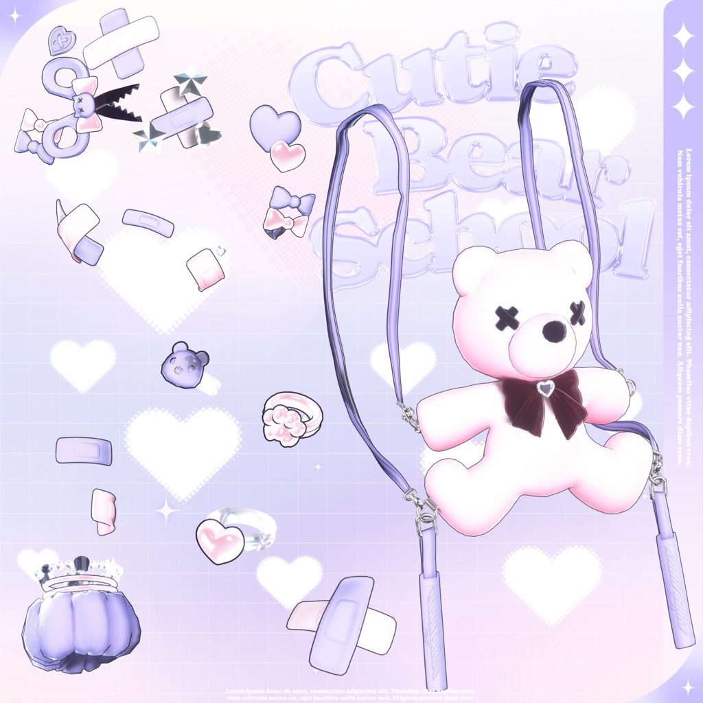 9 アバター対応 🐻『 Cutie Bear School 』🐻