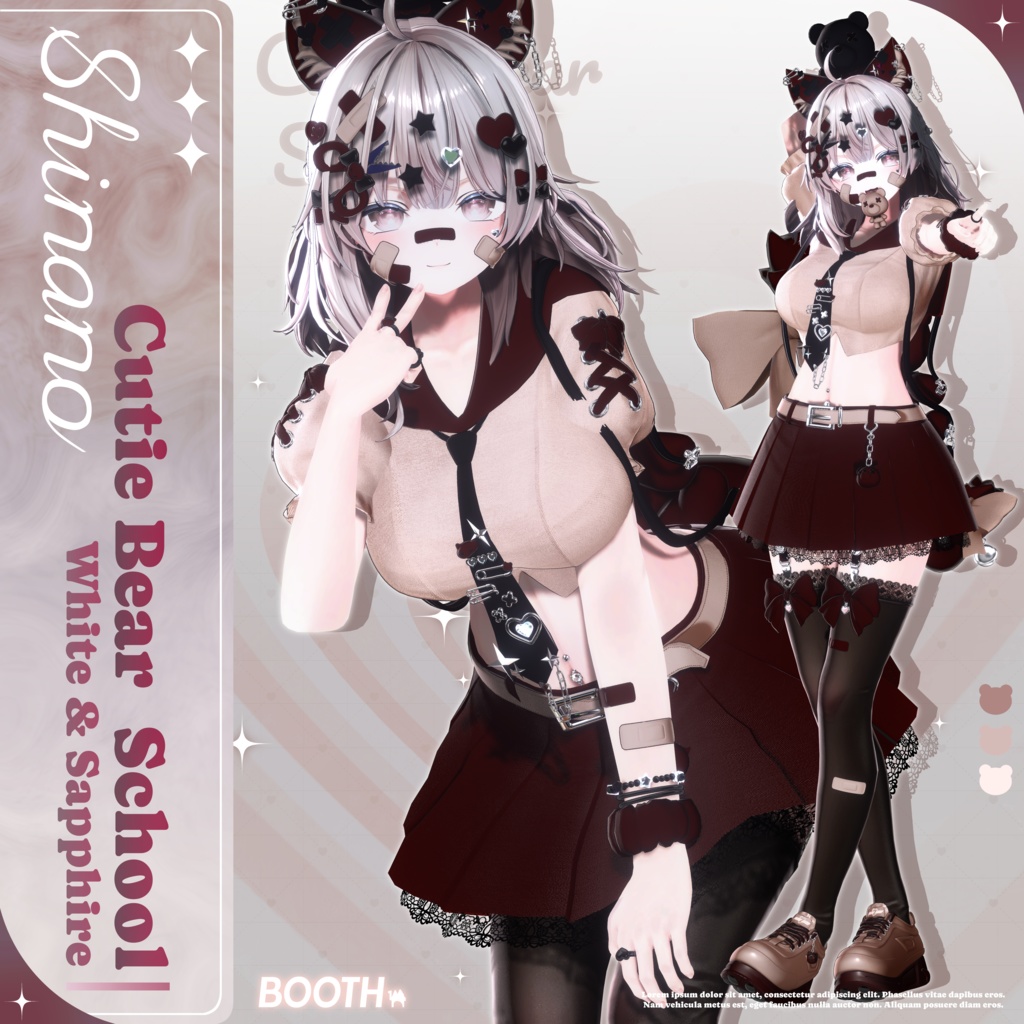 9 アバター対応 🐻『 Cutie Bear School 』🐻