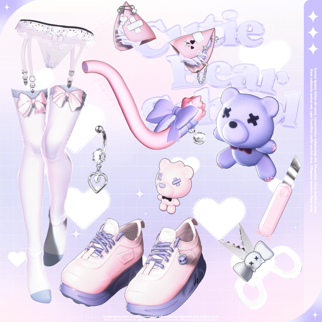 9 アバター対応 🐻『 Cutie Bear School 』🐻