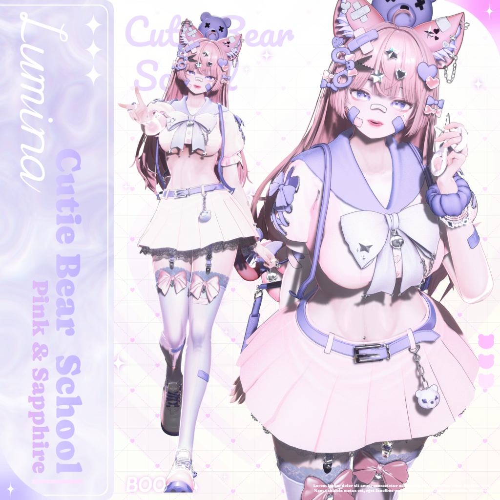 9 アバター対応 🐻『 Cutie Bear School 』🐻