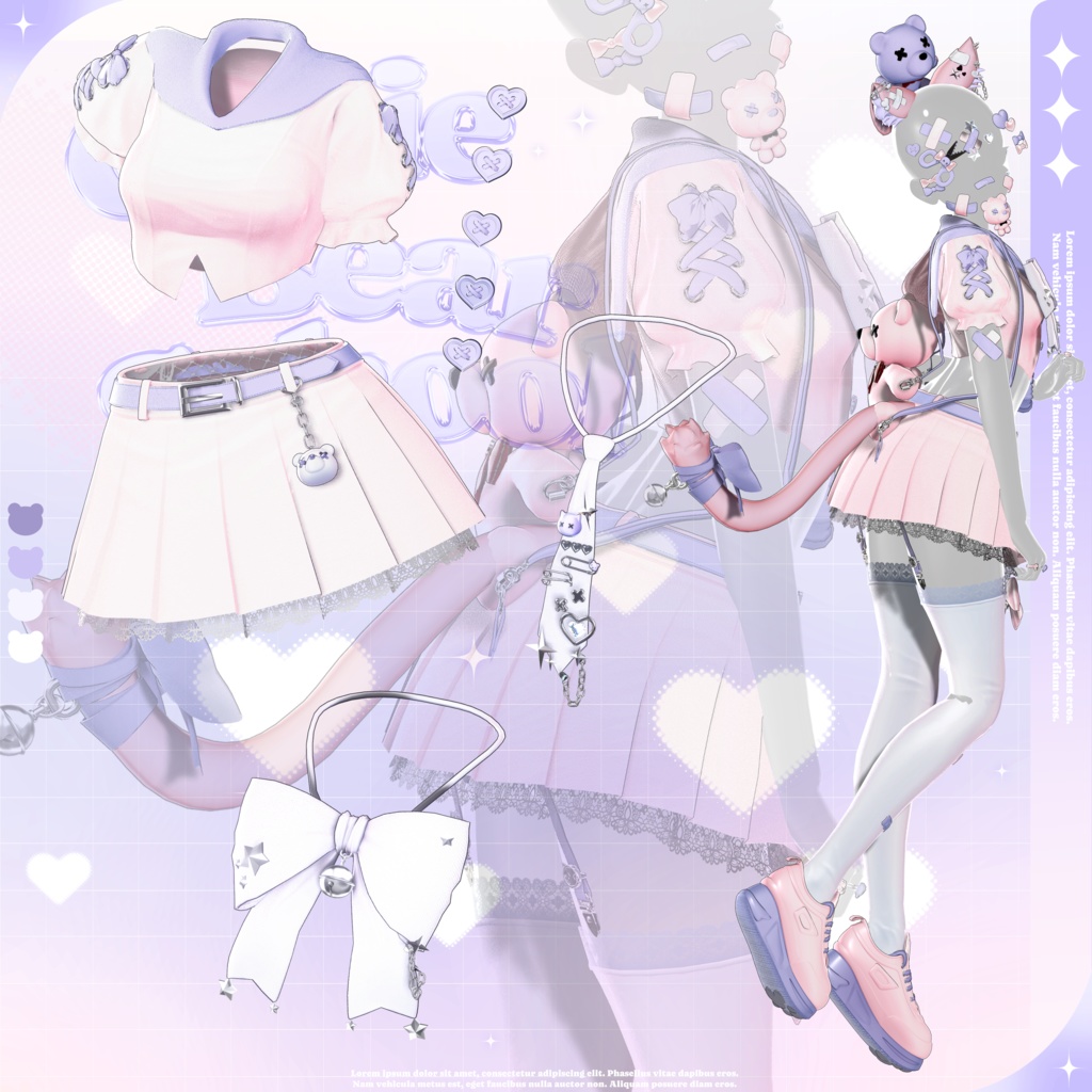 9 アバター対応 🐻『 Cutie Bear School 』🐻