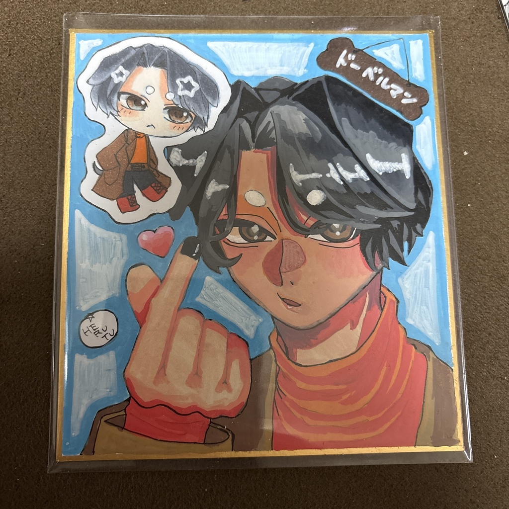 イラスト オリキャラ 色紙