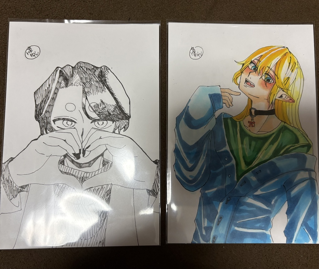 ポストカード オリジナルキャラ イラスト