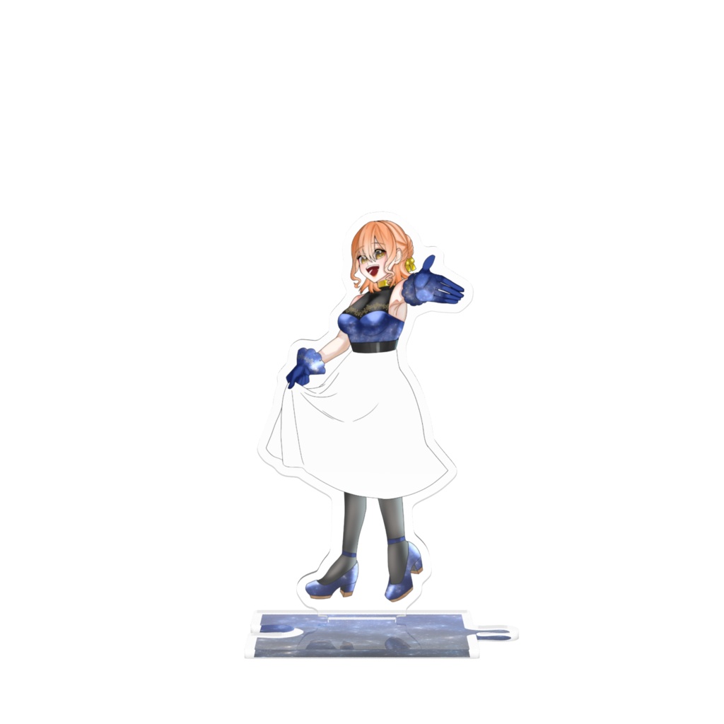 二次創作 非公式 ぐだ子 スカート透明 アクスタ 