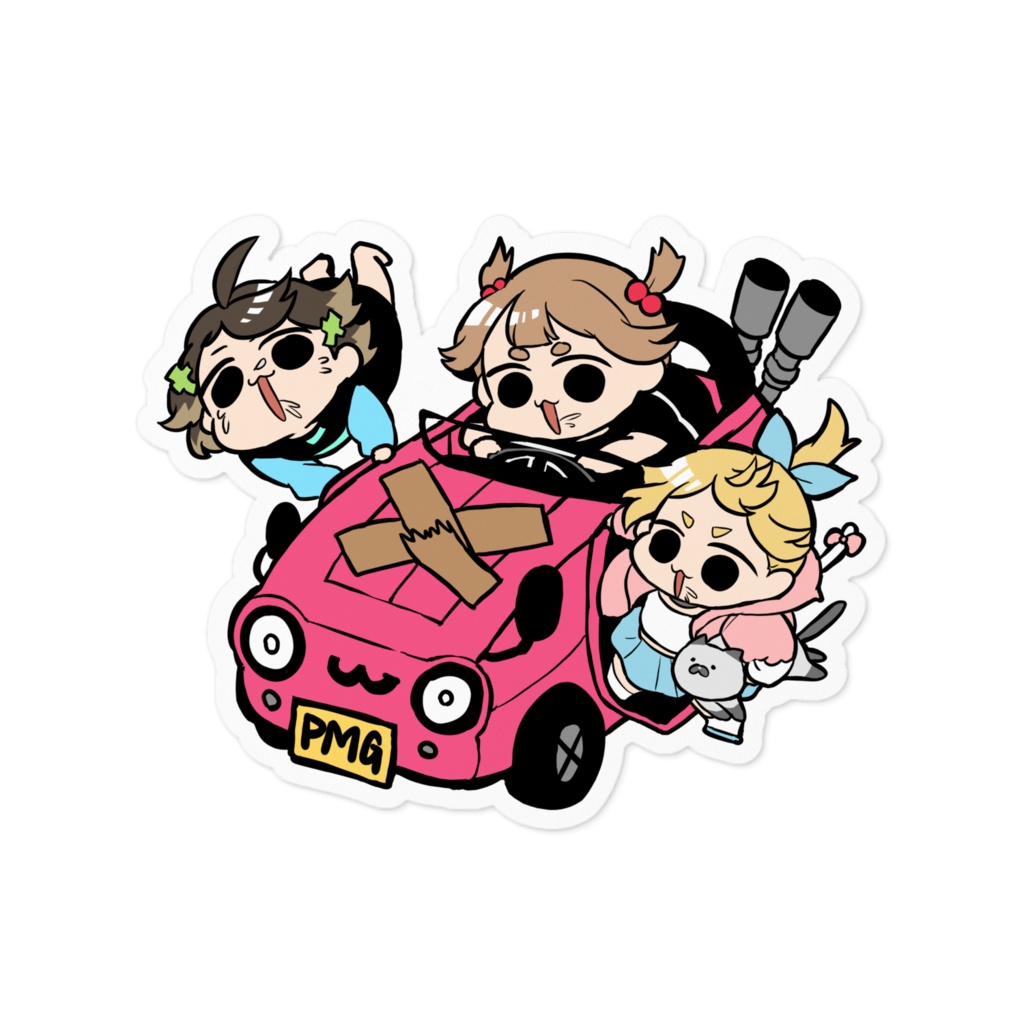 ぷぷまろぐ!ステッカー