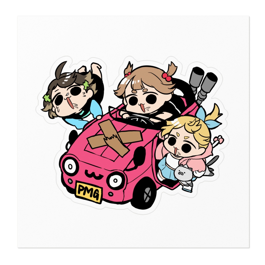 ぷぷまろぐ!ステッカー