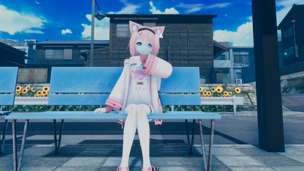 【2アバター対応】”オーシャンブルー” Eye Texture