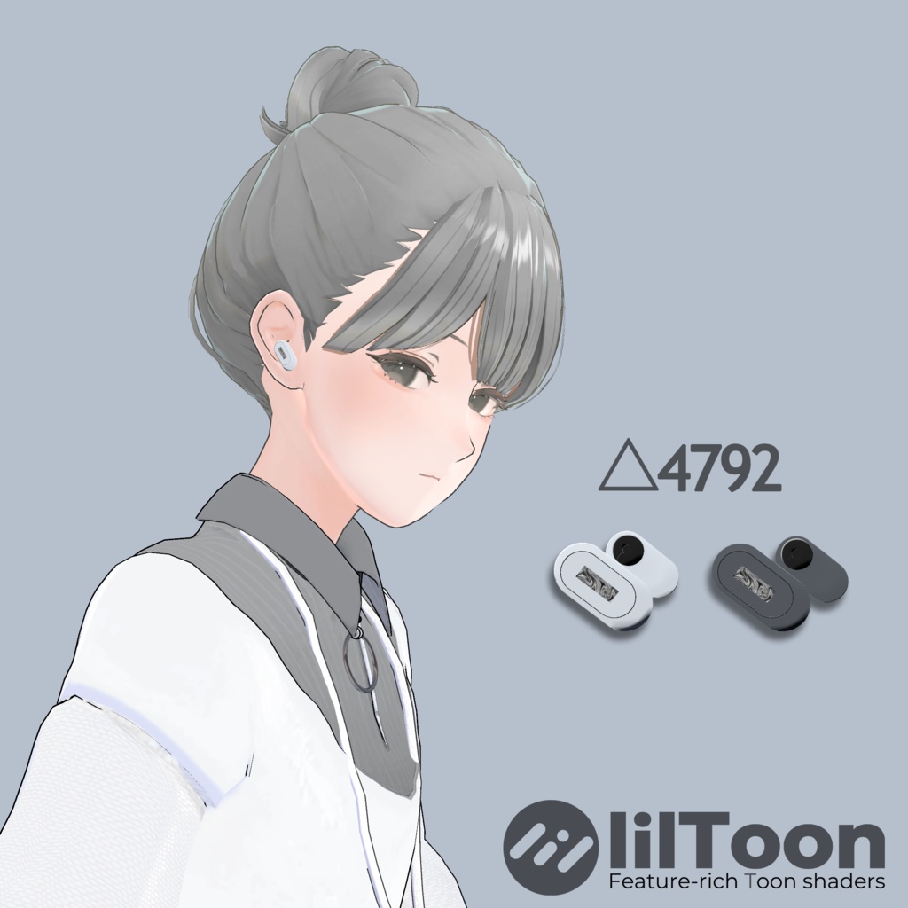 box logo wireless earphone