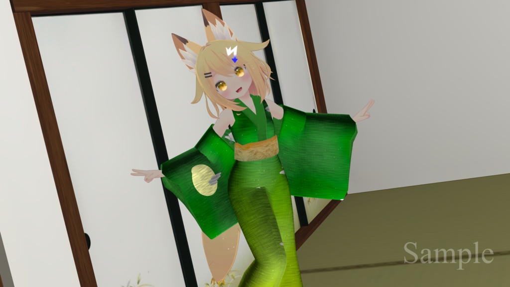 ほしぞらの浴衣 - Starry Sky Yukata【こまどアバター対応】