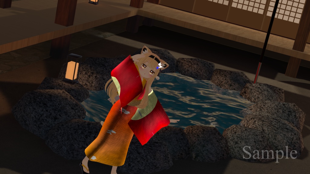 ほしぞらの浴衣 - Starry Sky Yukata【こまどアバター対応】