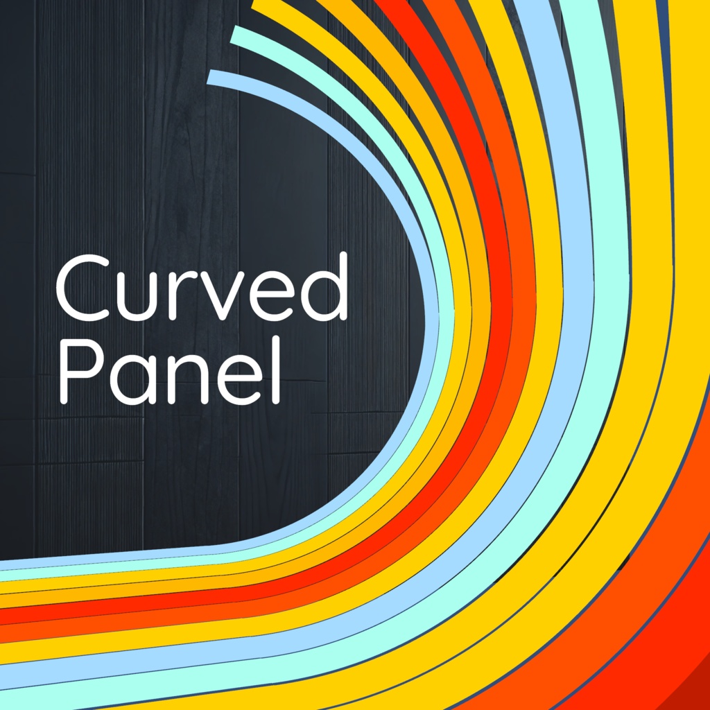 Curved Panel - Shaderで動く曲がるパネル
