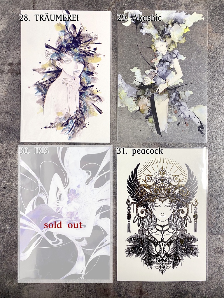 特殊印刷Post Card