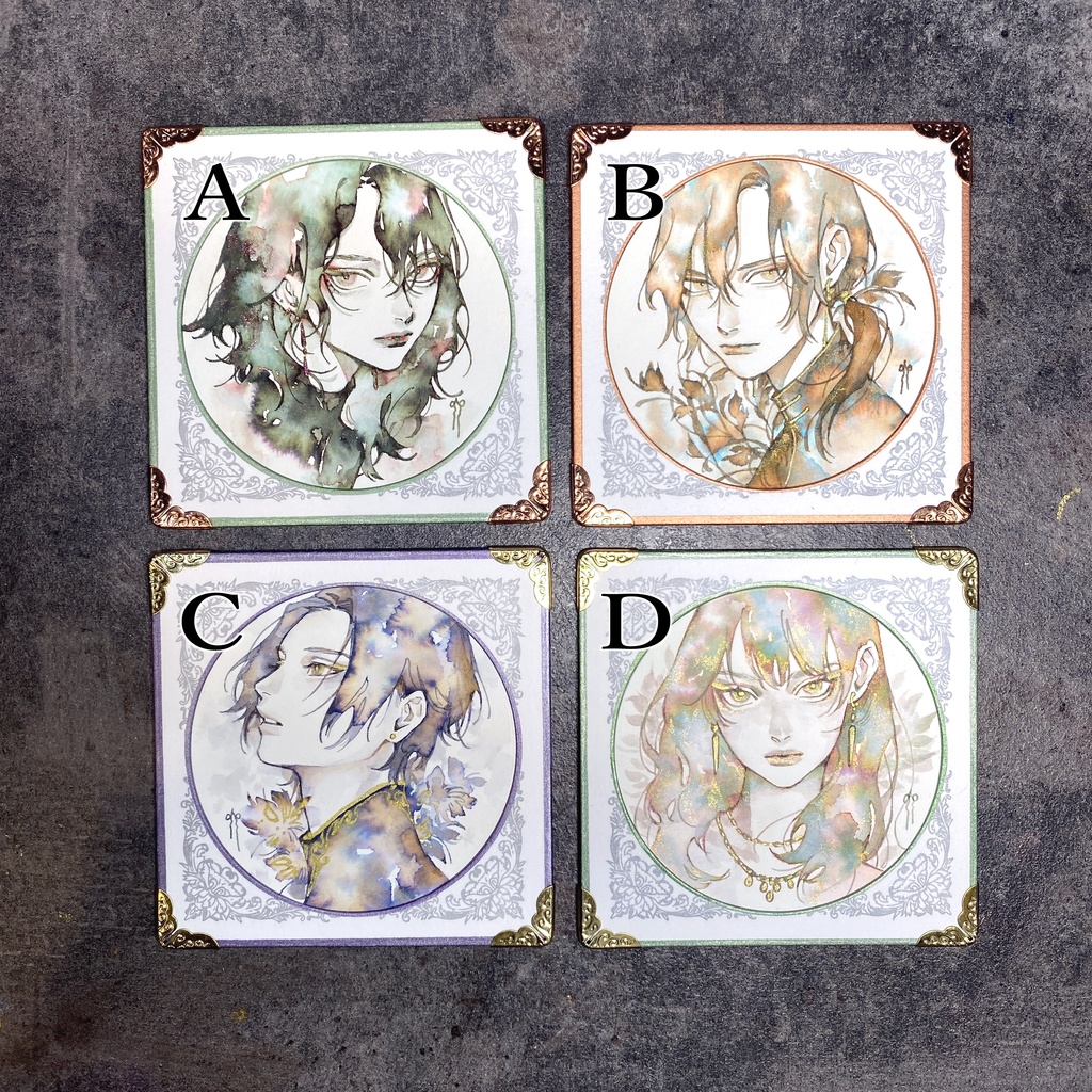 《原画》装飾マット色紙