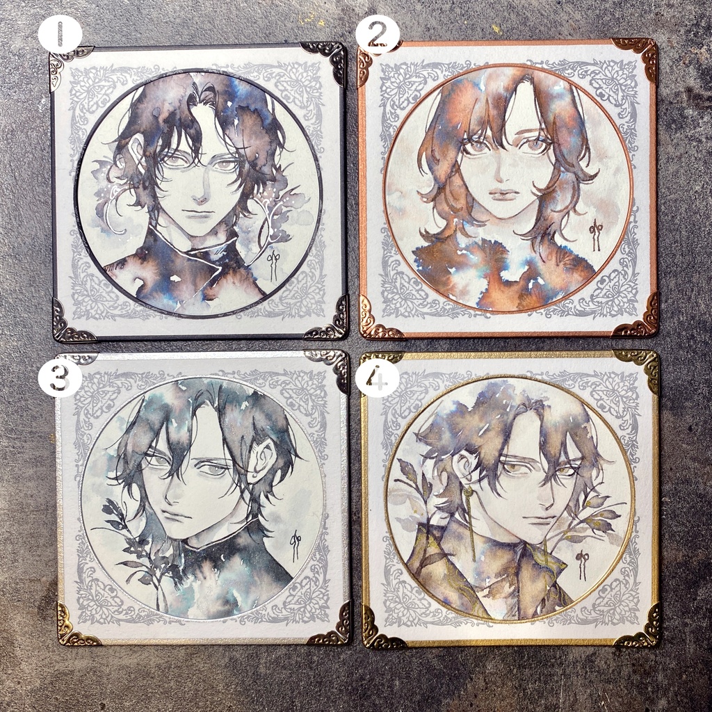 《原画》装飾マット色紙