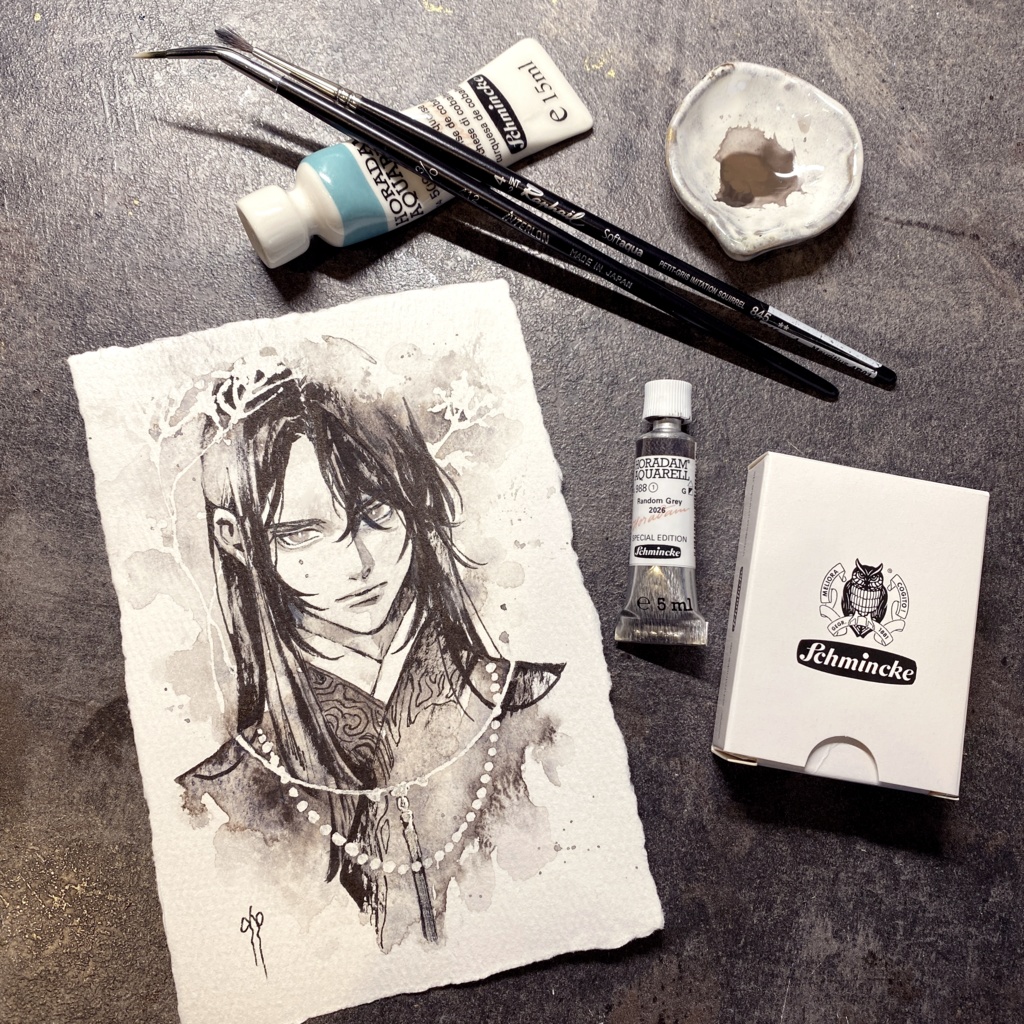 水彩ドローイング原画