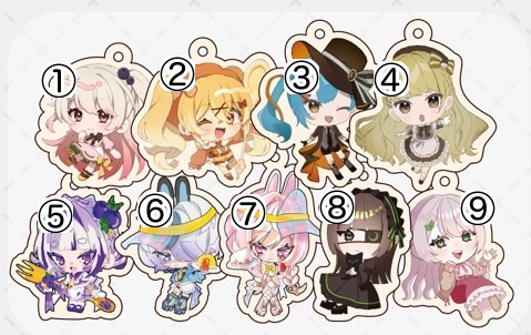 【東美祭2025】アクリルキーホルダー