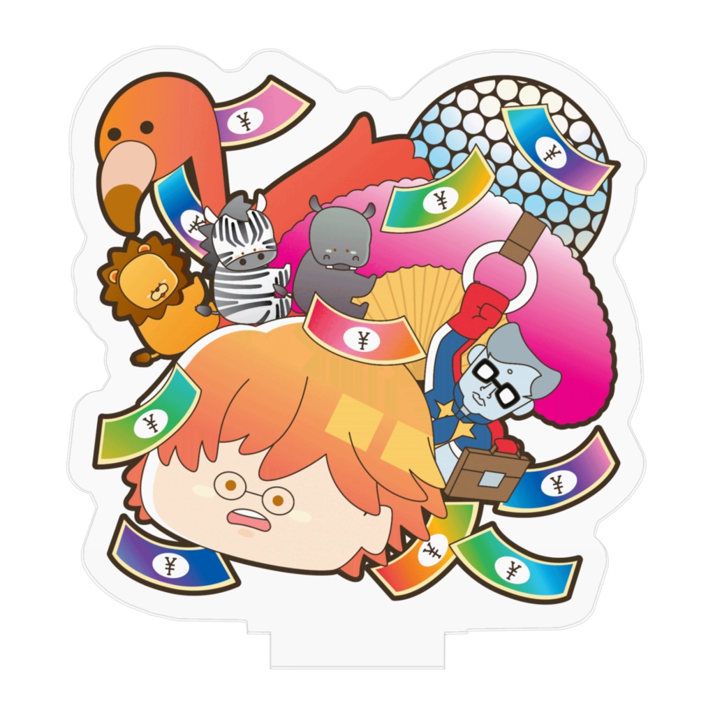 K.O.P SSS Orange Flamingo アクリルフィギュア