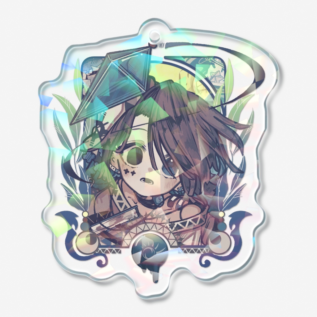 【八三郎】ホログラムアクリルキーホルダー