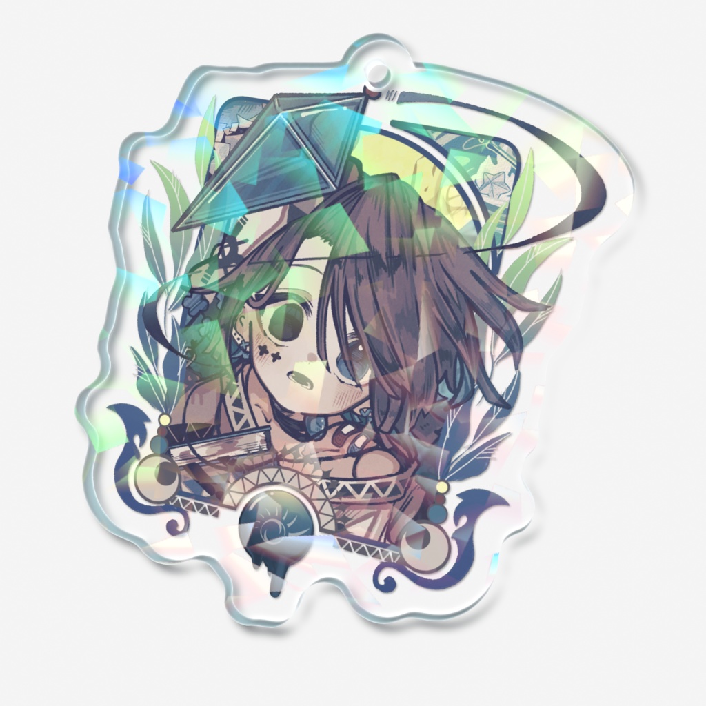 【八三郎】ホログラムアクリルキーホルダー