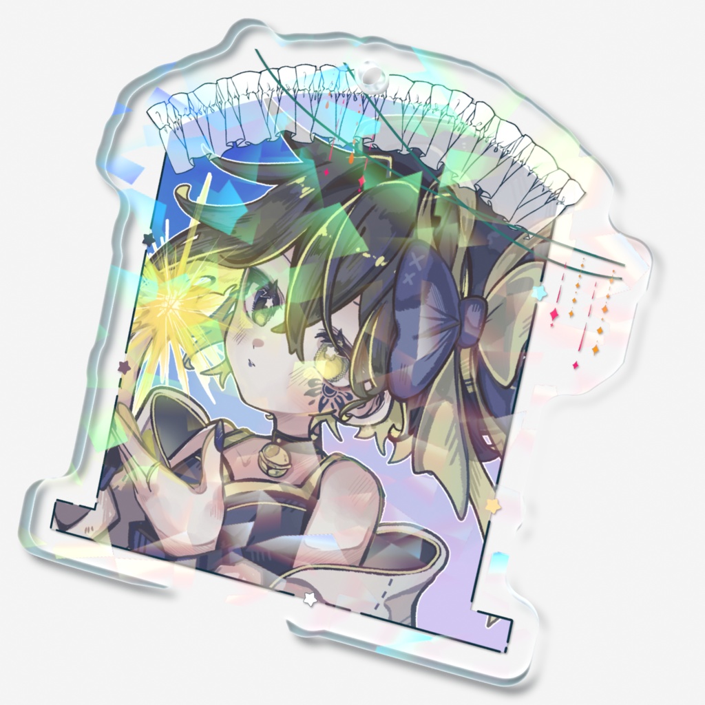 【Pisca】ホログラムアクリルキーホルダー