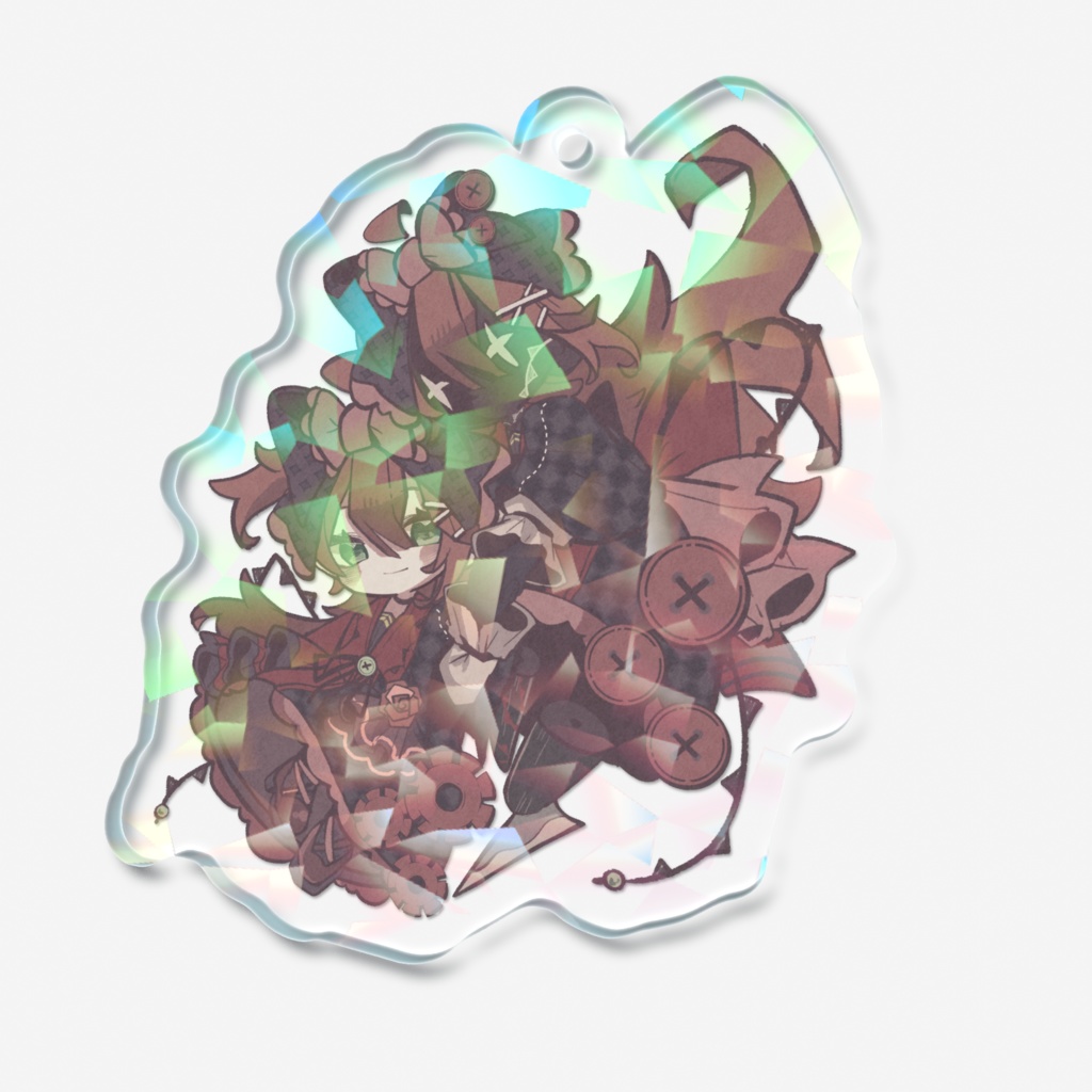 【Miccani】ホログラムアクリルキーホルダー