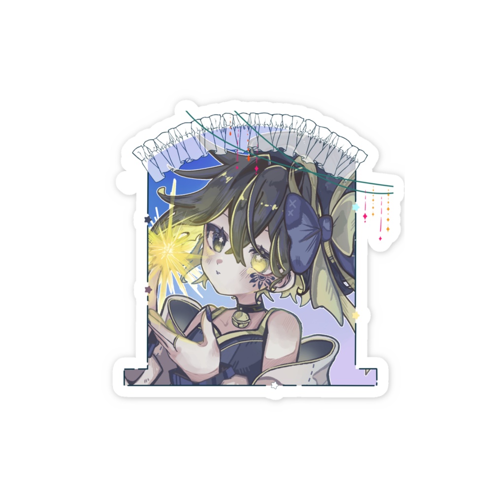 【Pisca】スマホステッカー