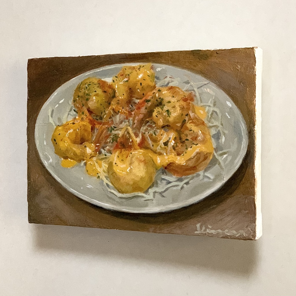 油絵 原画　えびまよ