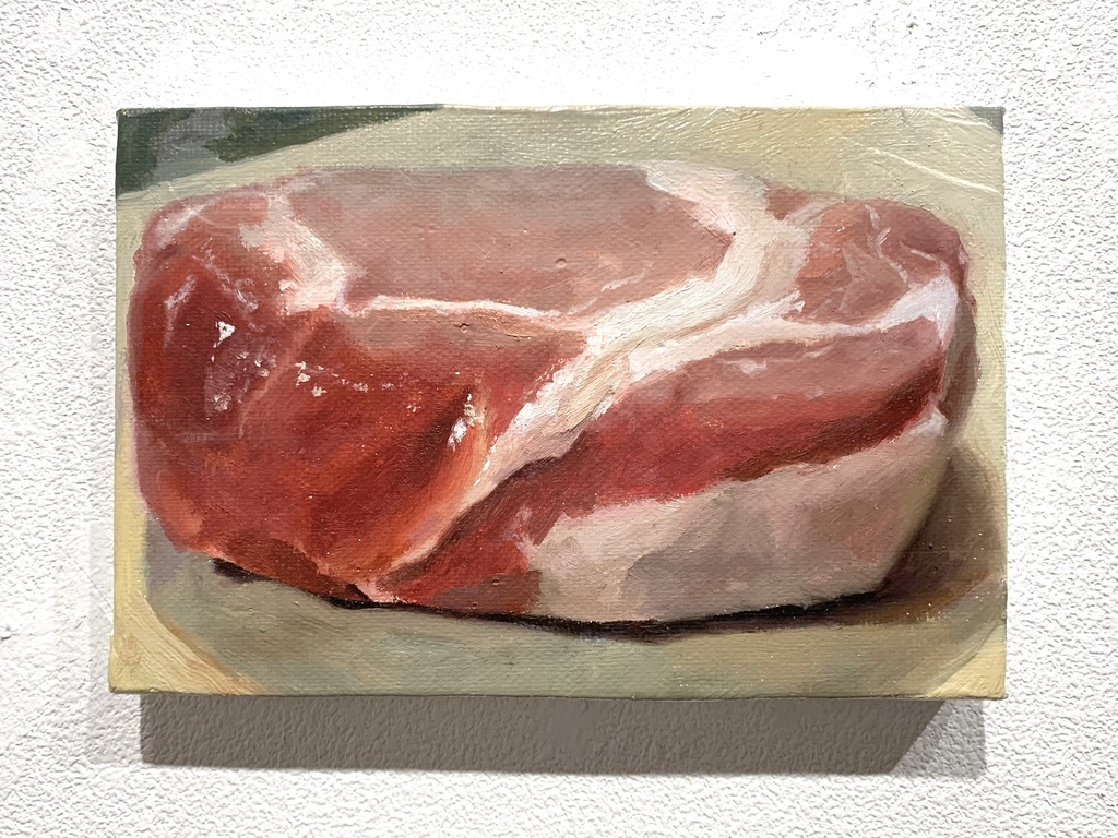 油絵 豚肉①🥩 原画